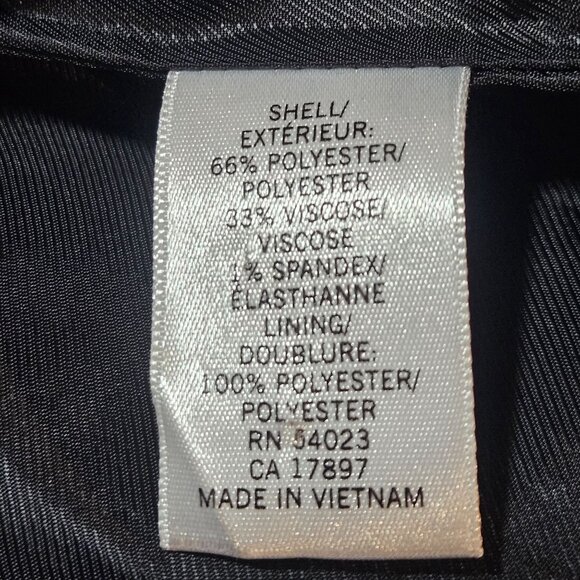 Banana Republic Mens Gray Herringbone Blazer 44L Two-Button Suit Jacket Long Sle - Picture 11 of 16